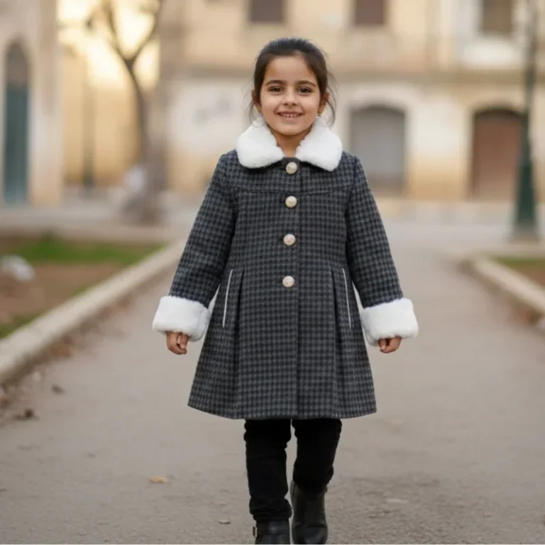 manteau flannelle noir